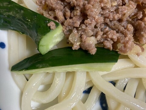 挽き肉うどん